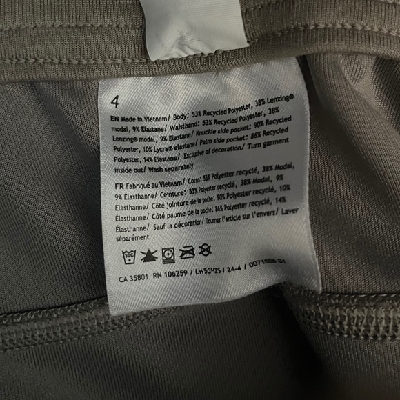 Lululemon Women’s Softstreme High-Rise Pant *Short - Riverstone - Size 4 - Picture 11 of 11